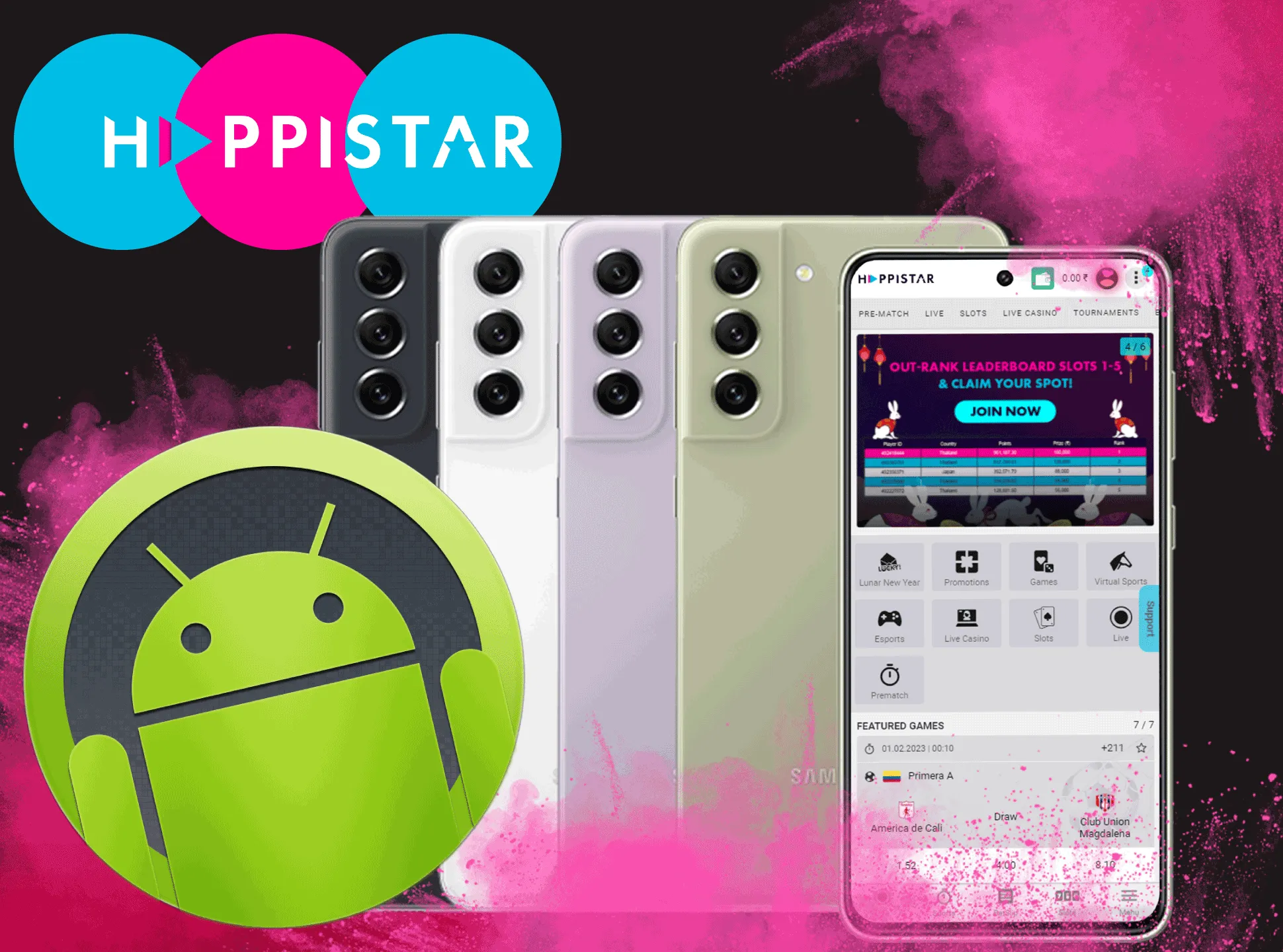 Download the Happistar mobile app for Android.