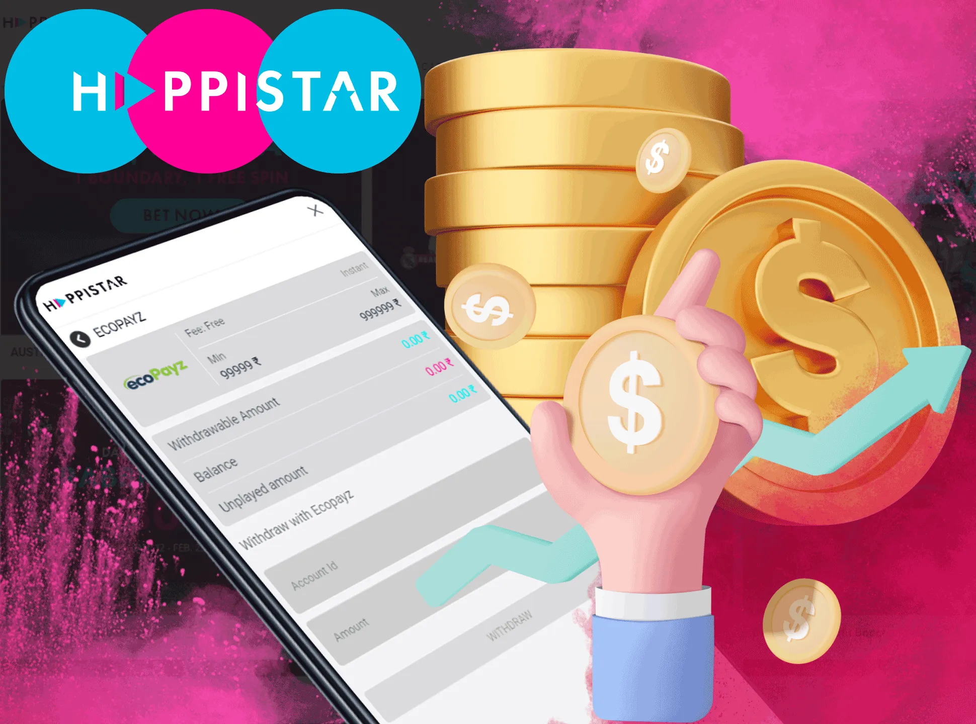 Top up your Happistar account.