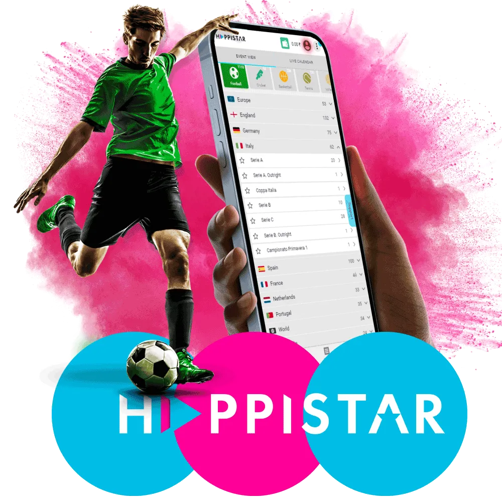 Place bets on your favorite football team in the Happistar sportsbook.