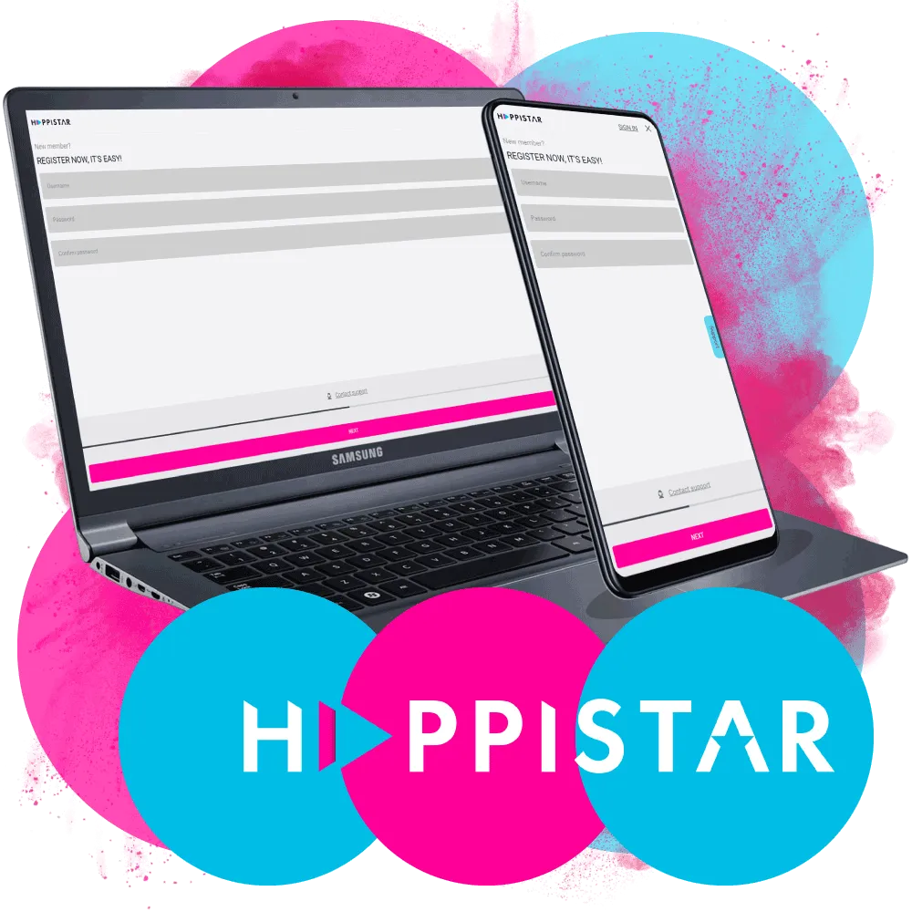 Sign up for Happistar and start betting on sports.